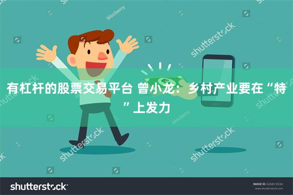 有杠杆的股票交易平台 曾小龙：乡村产业要在“特”上发力