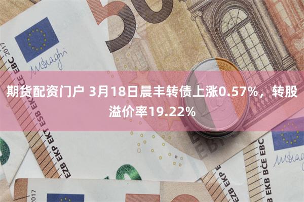 期货配资门户 3月18日晨丰转债上涨0.57%，转股溢价率19.22%